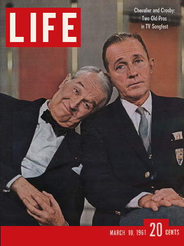 MAURICE CHEVALIER AND BING CROSBY