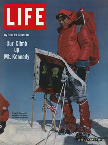 ROBERT KENNEDY ON MOUNTAIN SUMMIT